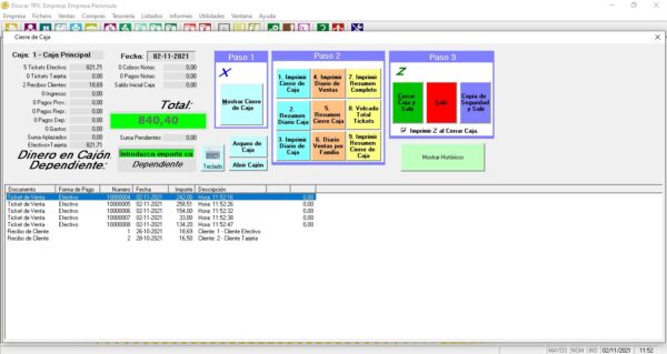 software tpv doscar