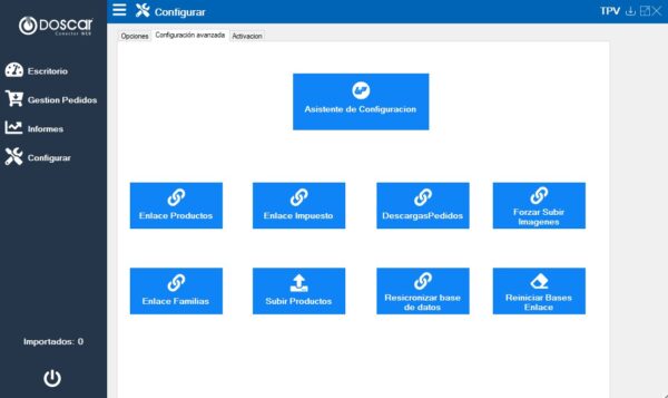 software interfaz doscar