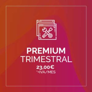 3 meses mantenimiento premium 23 euros