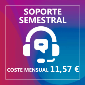 Soporte Semestral coste mensual 11,57