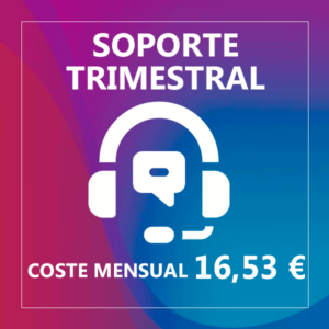 Doscar Soporte Trimestral coste mensual 16,53