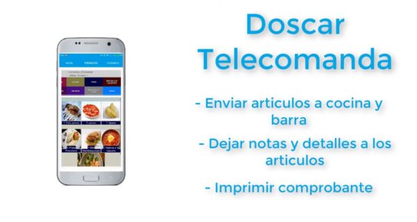 telecomanda software de bar doscar