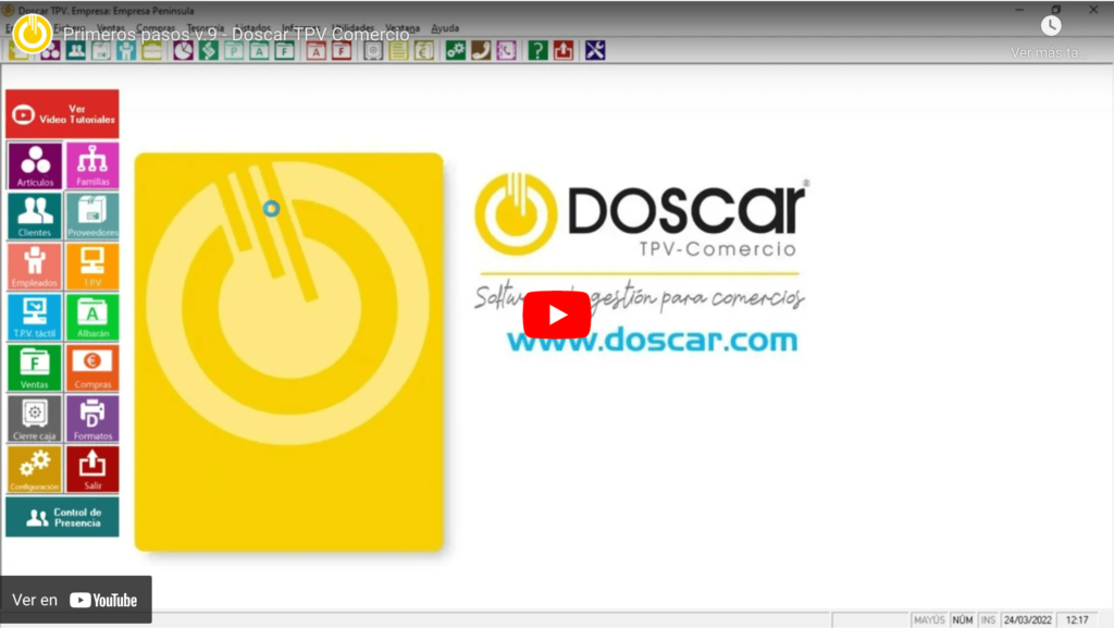 Software TPV Doscar software de gestión