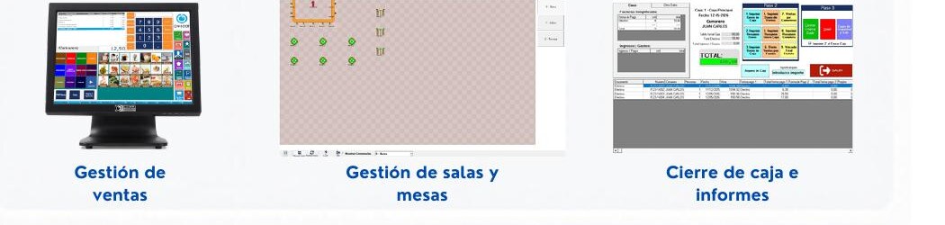 Capturas del software Doscar Bar-Restaurante