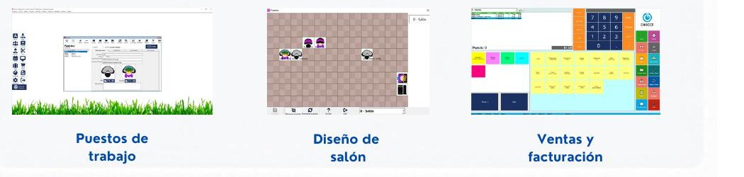 Capturas del software Doscar Peluquería